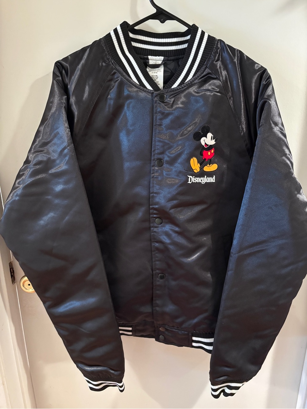Disneyland Mickey Mouse Lettermen Jacket Size Medium